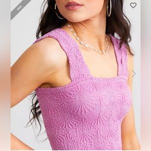 FREE PEOPLE love letter cami top size S purple tank NEW